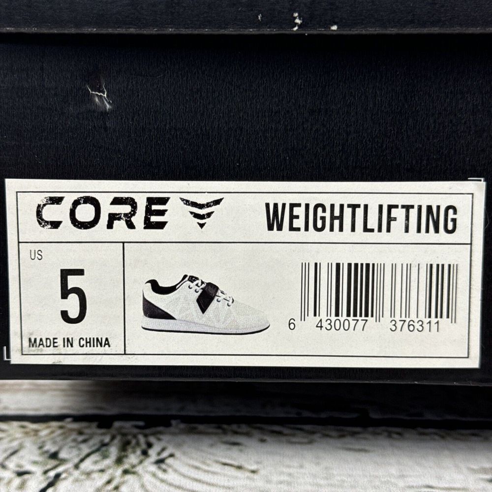 CORE Weightlifting Shoes Squat‎ Training Powerlifting Cross Training [Size US 5] - Picture 8 of 8